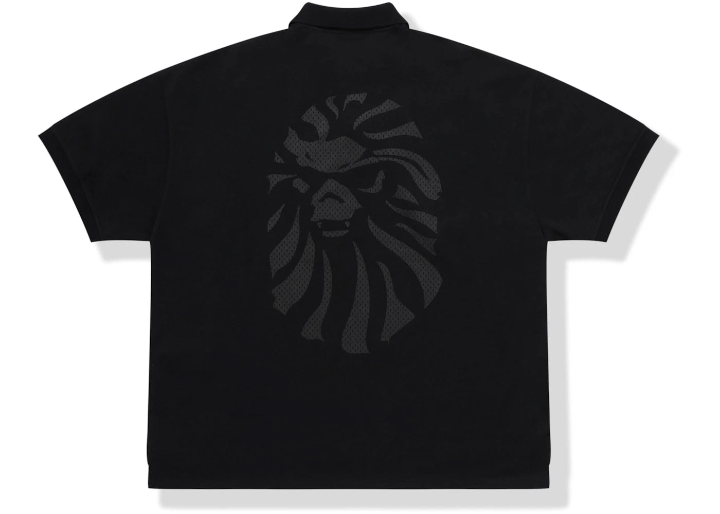 BAPE BLACK Logo Polo Black