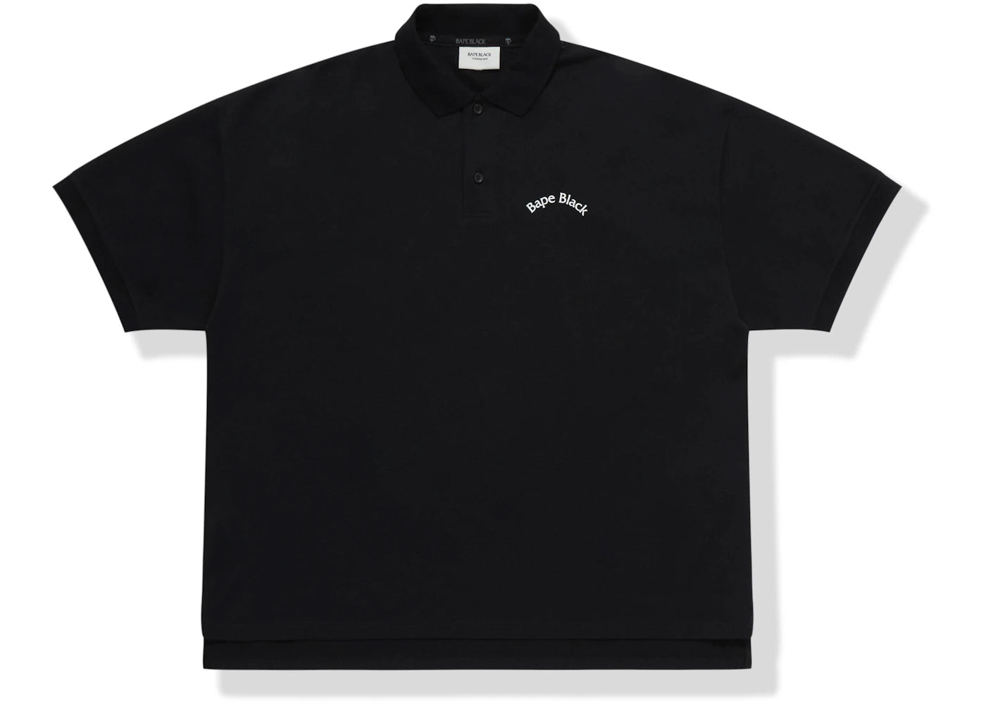 BAPE BLACK Logo Polo Black