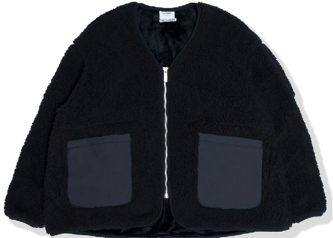 BAPE BLACK Logo Zip Up Fleece Jacket Black