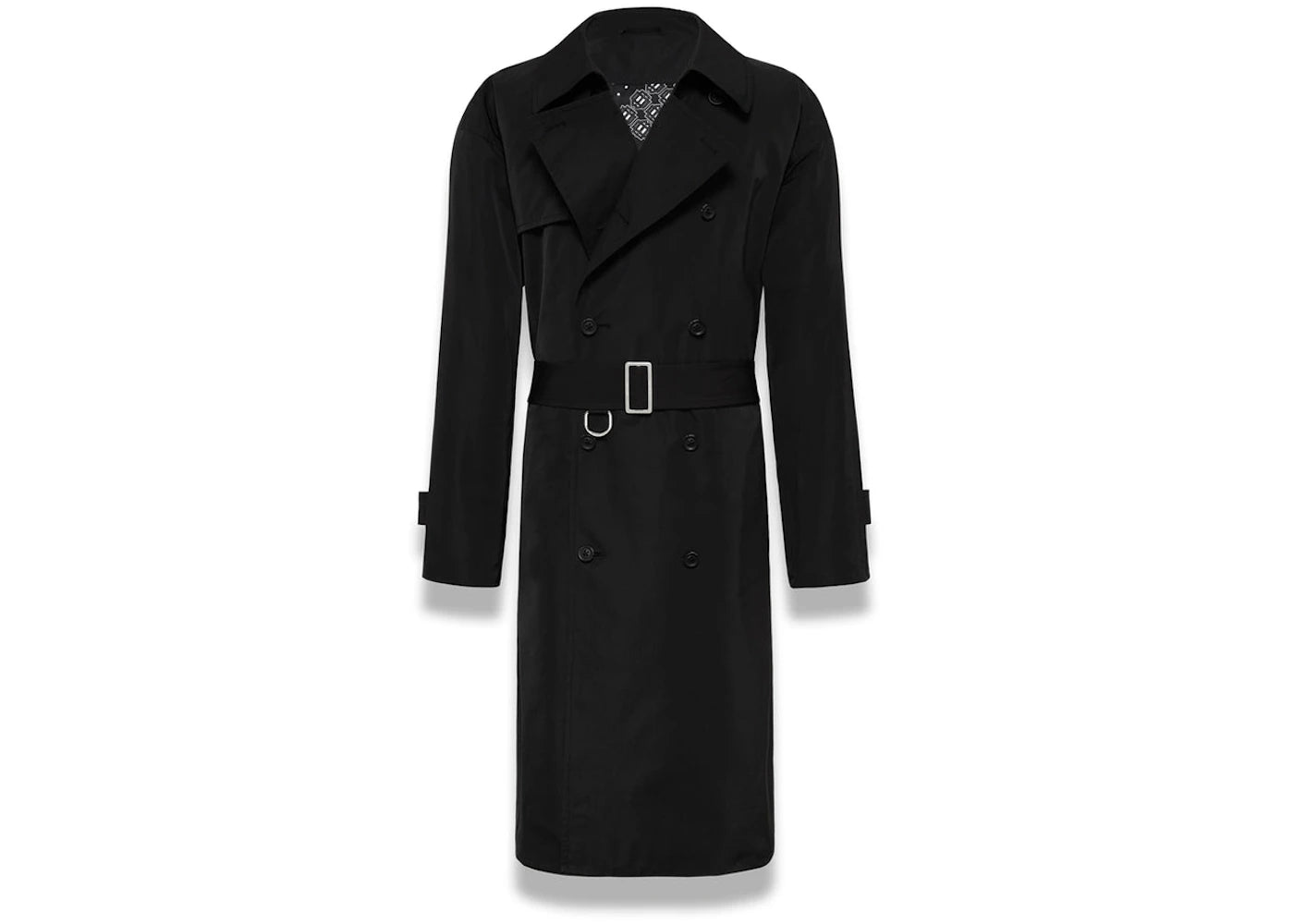 BAPE BLACK Trench Coat Black