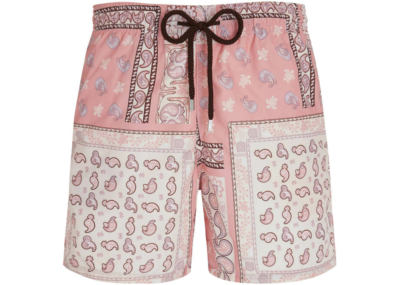 BAPE BLACK x Vilebrequin Bandana Print Swiming Shorts Pink