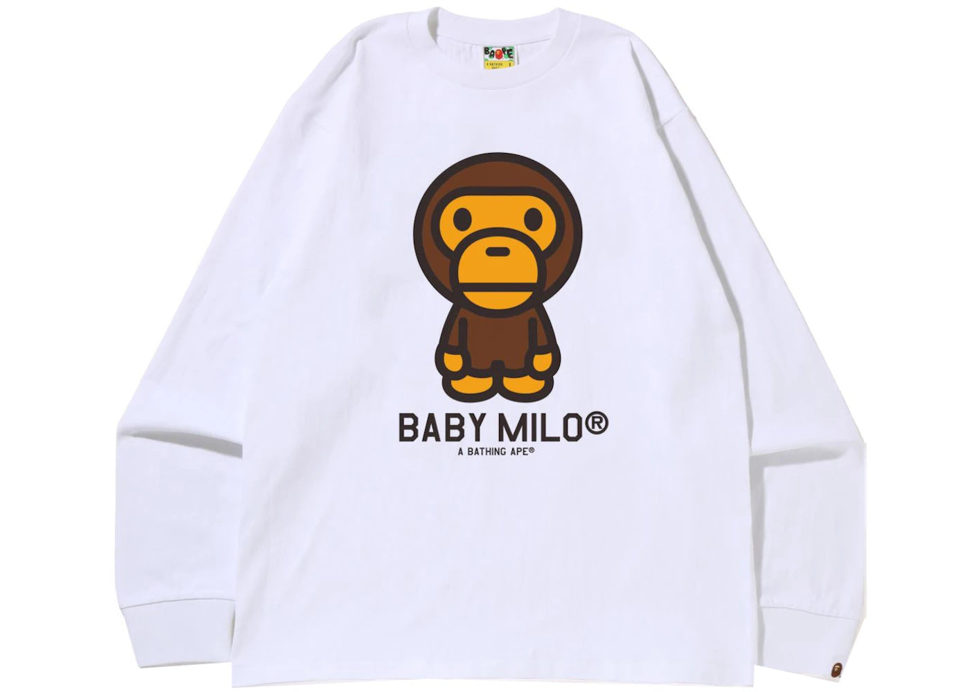 BAPE Baby Milo L/S Tee (SS22) White
