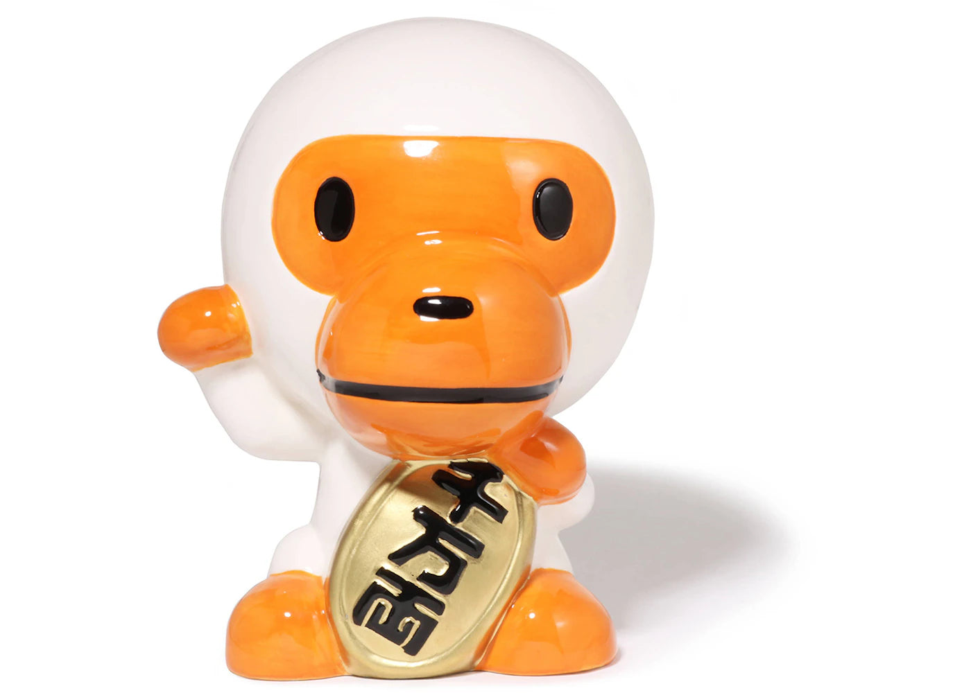 BAPE Baby Milo Manekisaru Figure White