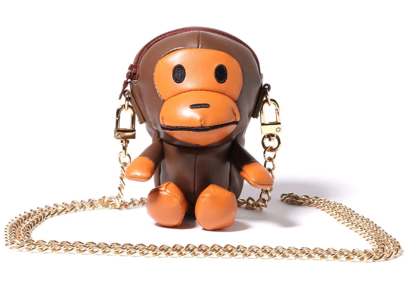 BAPE Baby Milo Mini Shoulder Bag Brown