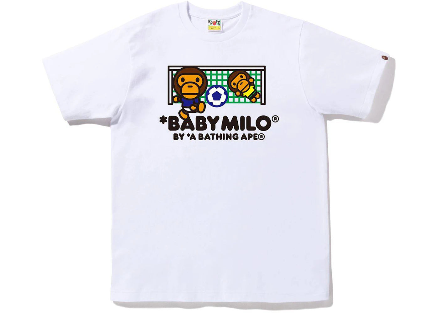 BAPE Baby Milo Soccer Tee White