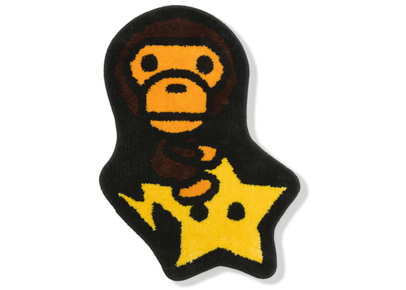 BAPE Baby Milo Sta Rug Brown Yellow