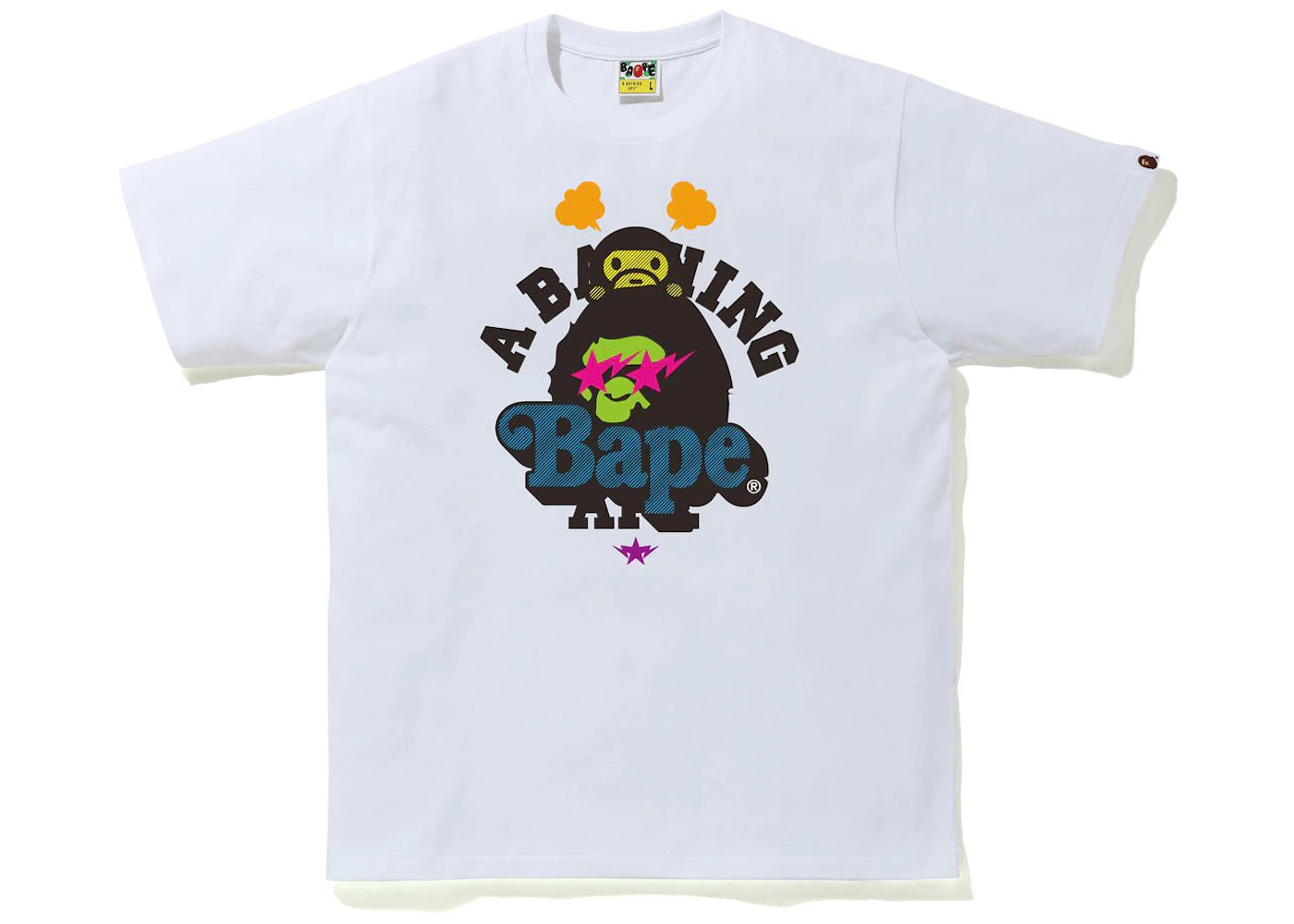 BAPE & Baby Milo Tee (SS21) White