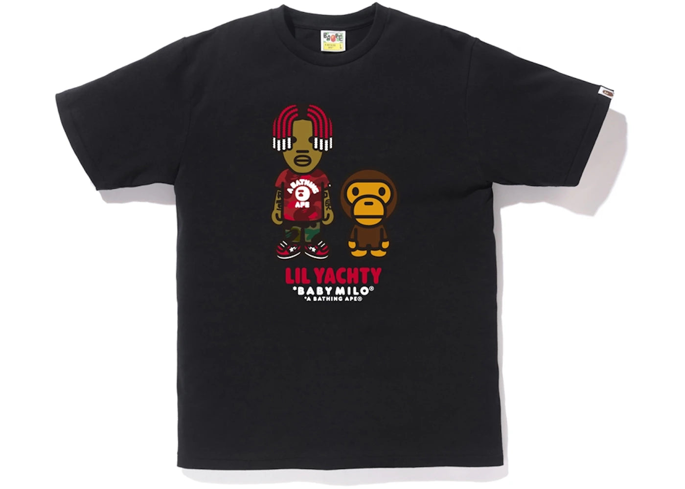 BAPE Baby Milo x Lil Yachty Tee #1 Black