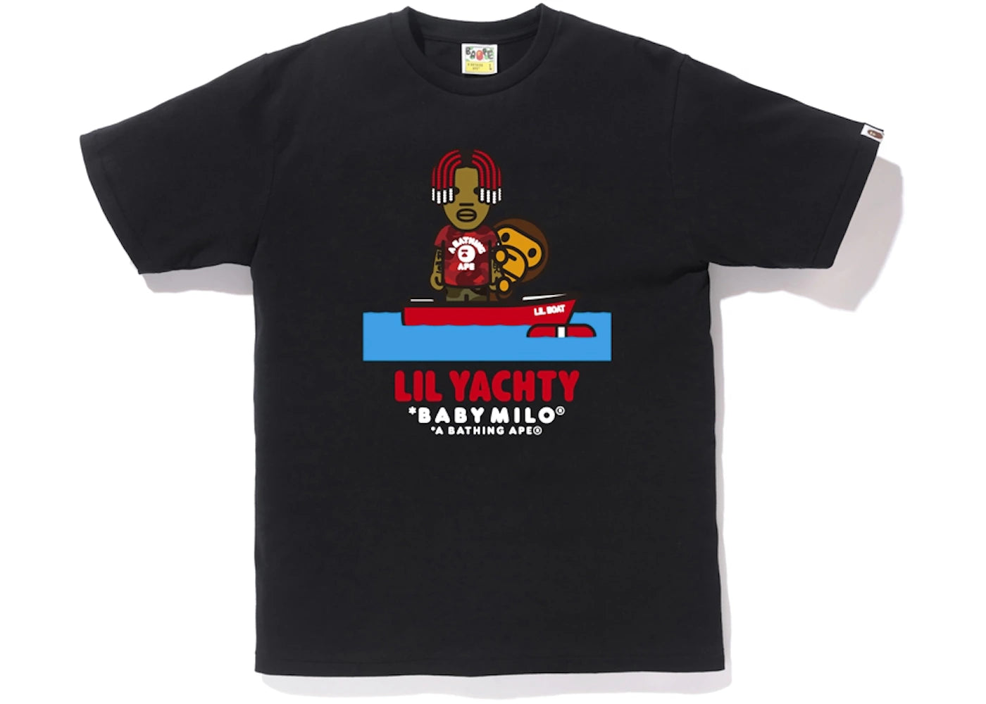 BAPE Baby Milo x Lil Yachty Tee #2 Black