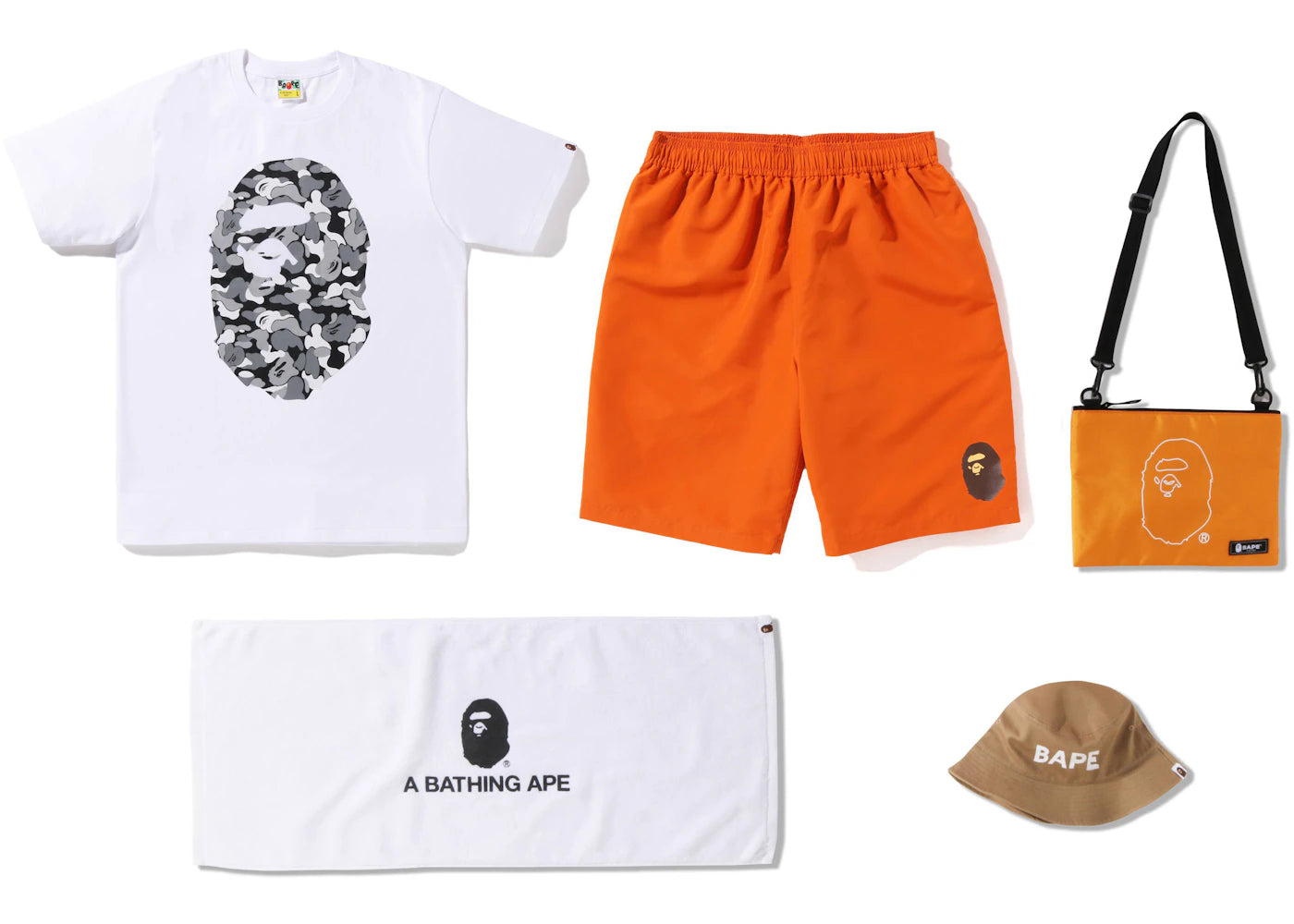 BAPE Bag 2022 Beach Japan Exclusive Pack (Mens) Grey Camo