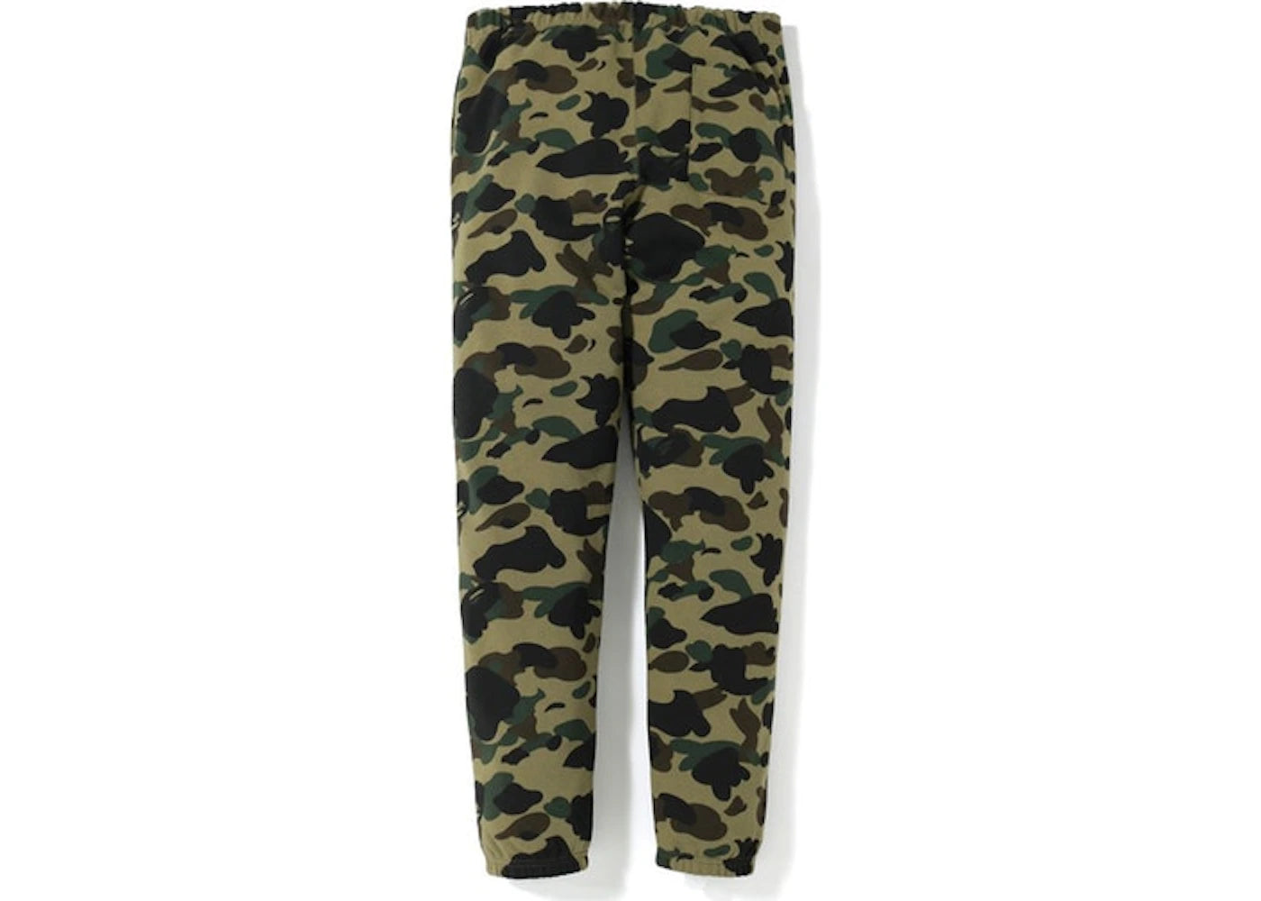 BAPE Bape 1St Camo Side Logo Slim Sweatpants Green