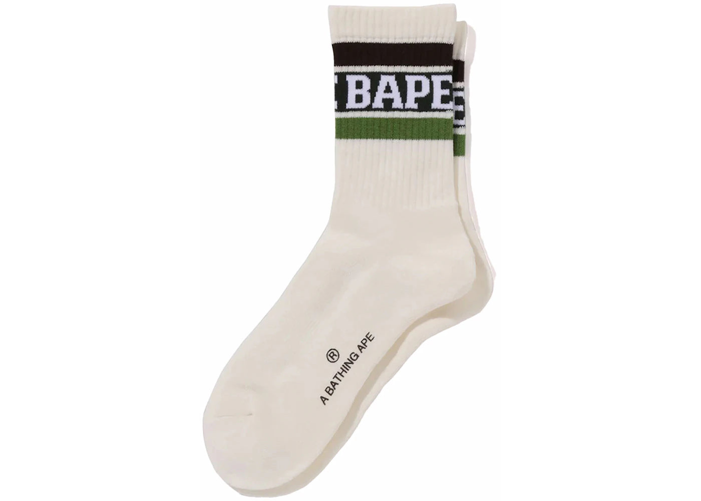 BAPE Bape Line Socks (SS24) Green