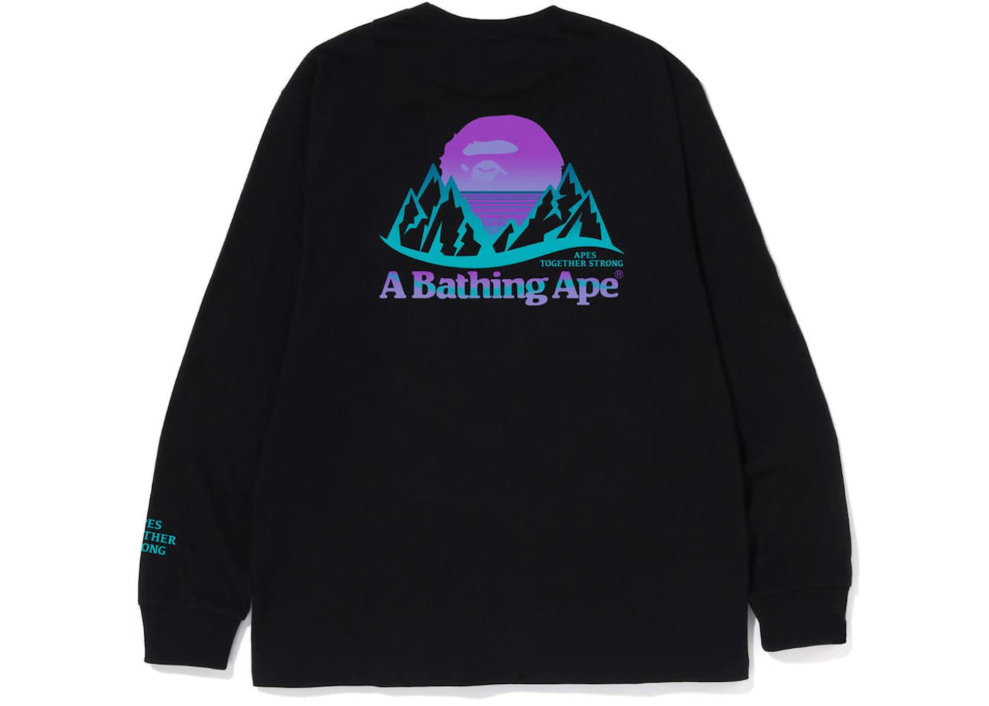 BAPE Bape Mountain L/S Tee (FW22) Black