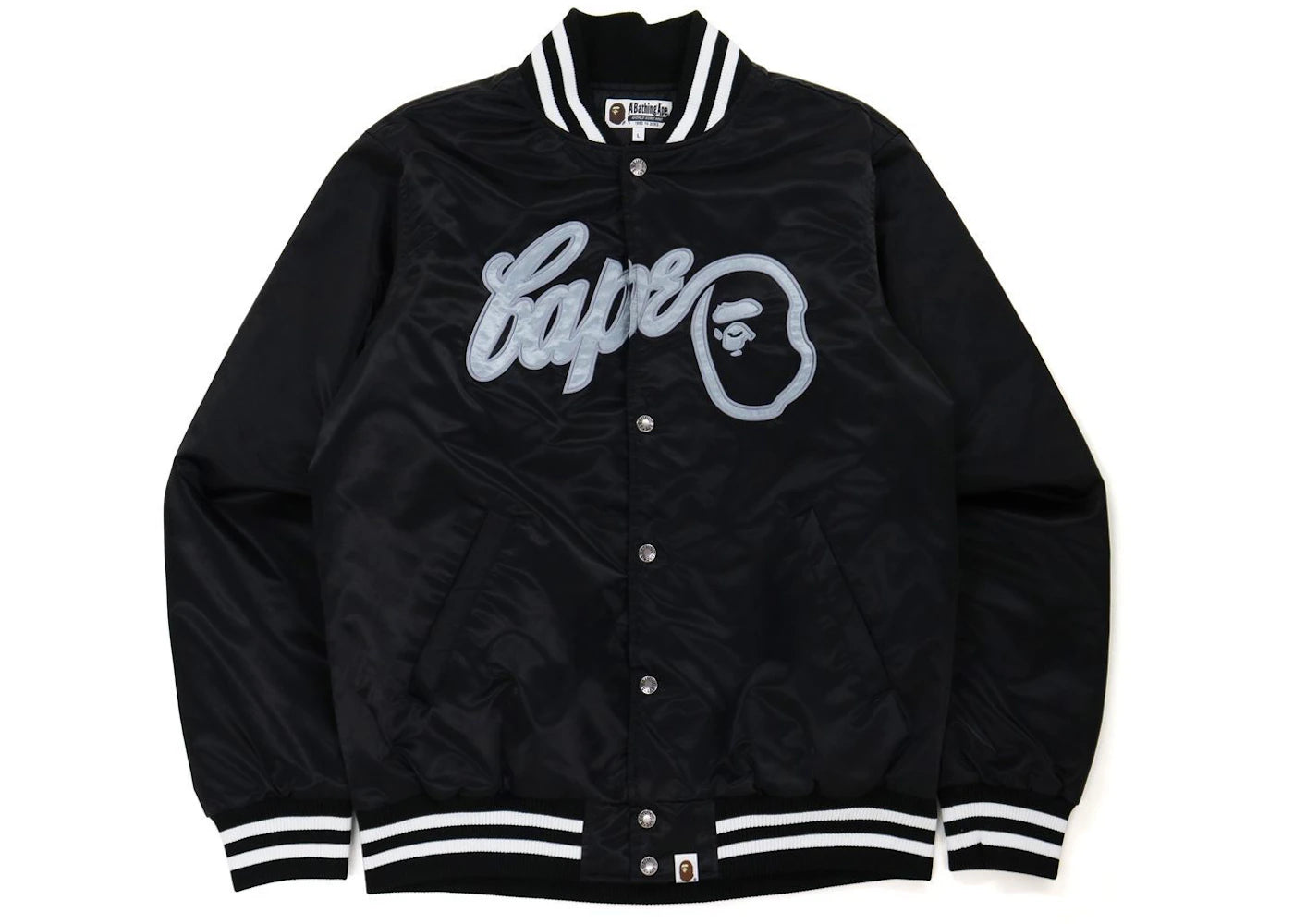 BAPE Baseball Jacket Black