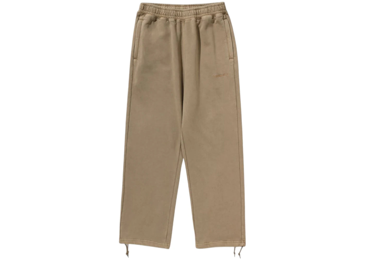 BAPE Bathing Ape Logo Relaxed Fit Sweatpants Beige