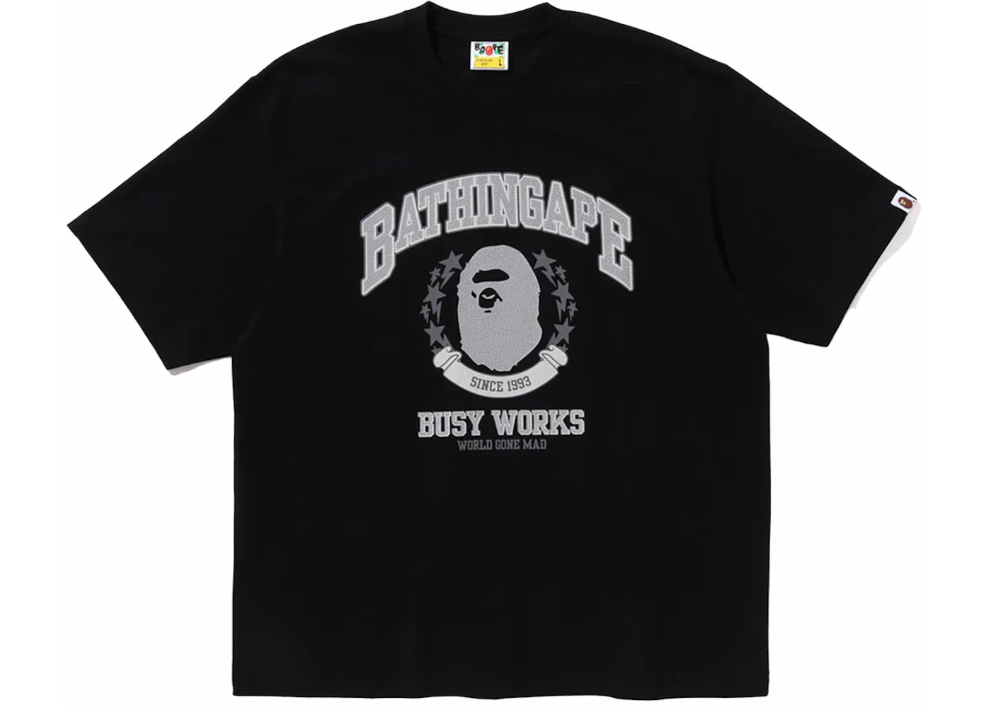BAPE Bathing Ape Relaxed Fit Tee Black