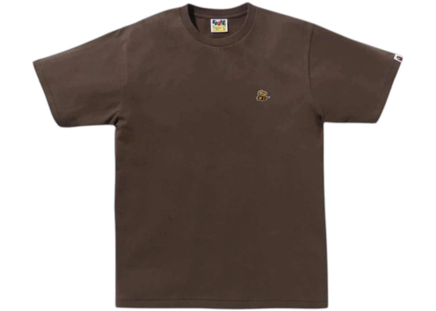 BAPE Bee One Point Tee Tee Brown