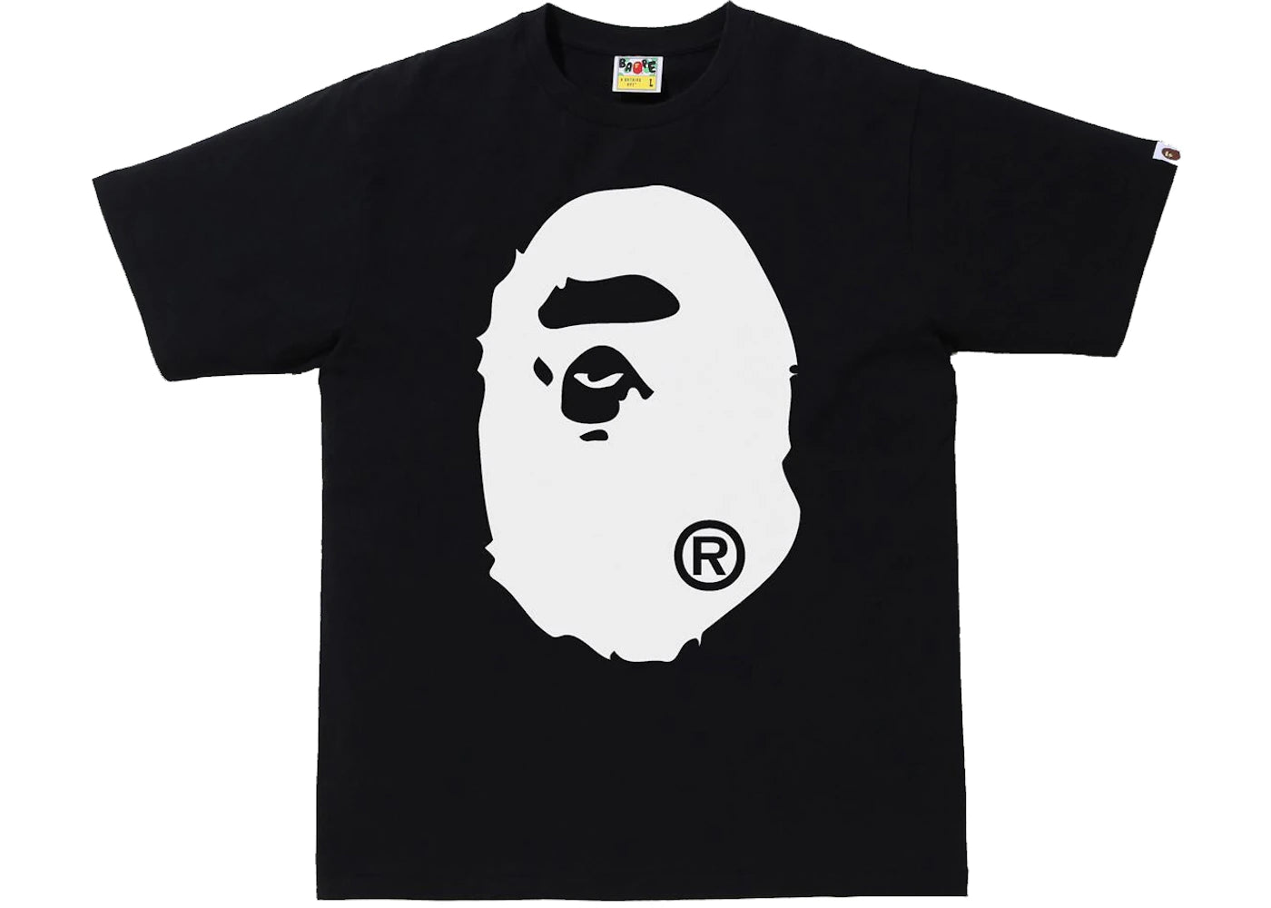 BAPE Bicolor Big Ape Head Tee (FW21/SS22/FW22) Black