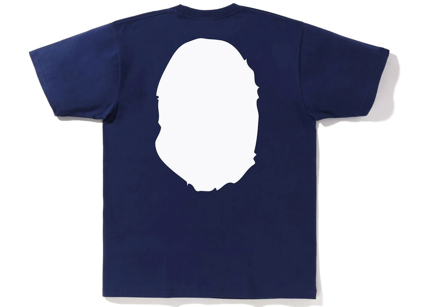 BAPE Bicolor Big Ape Head Tee Navy