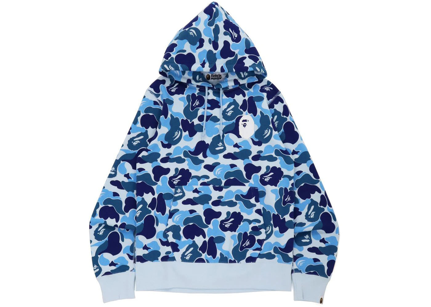 BAPE Big ABC Camo Ape Head Pullover Hoodie Blue