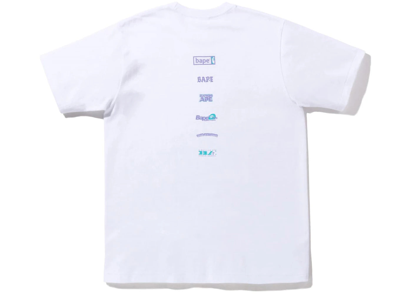 BAPE Big Ape Head Digital Mosaic Tee (FW22) White Blue