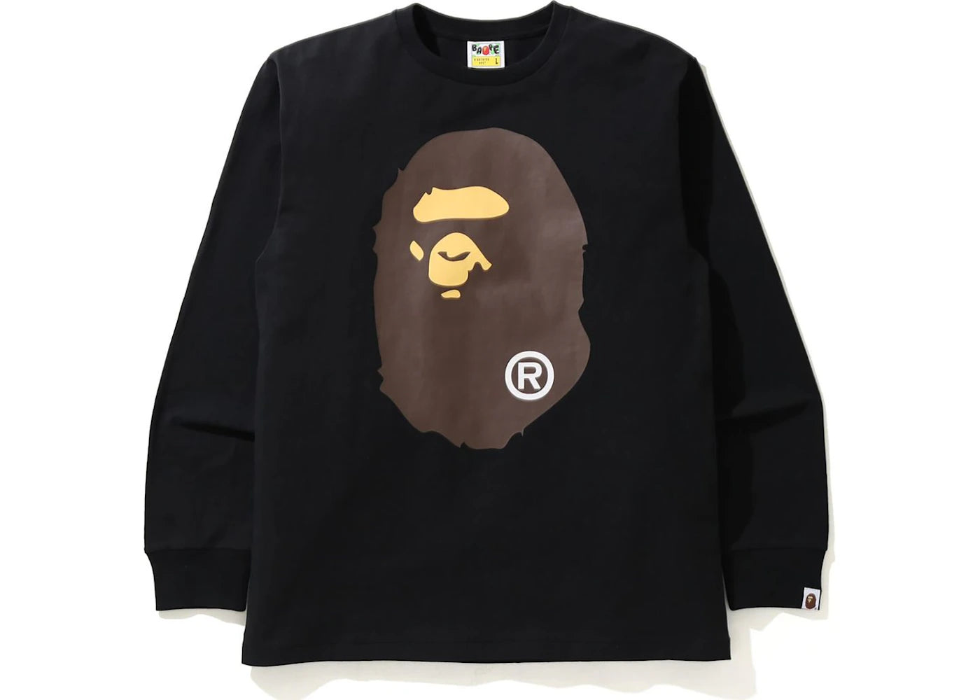 BAPE Big Ape Head L/S Tee Black