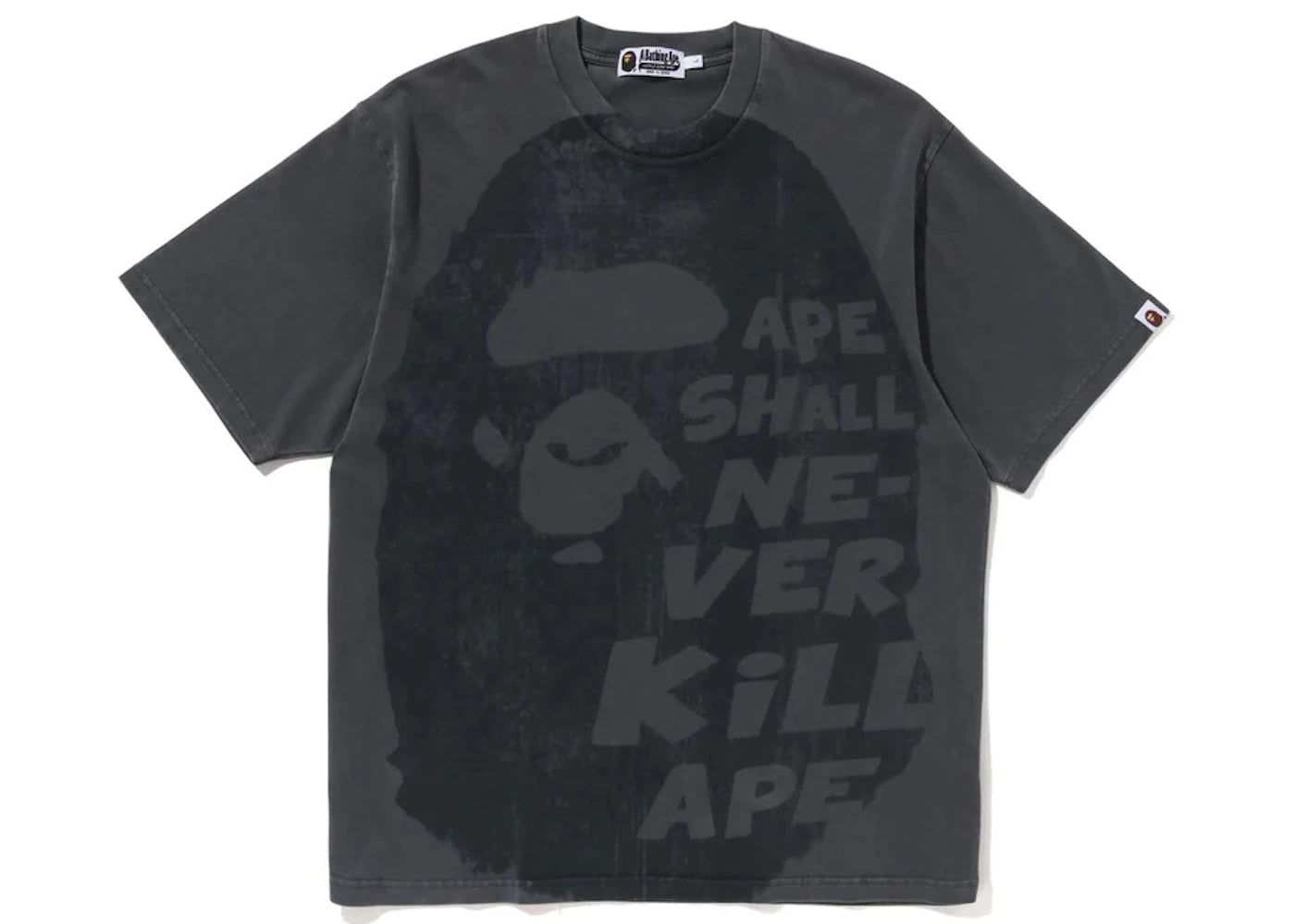 BAPE Big Ape Head Tee Black/Black