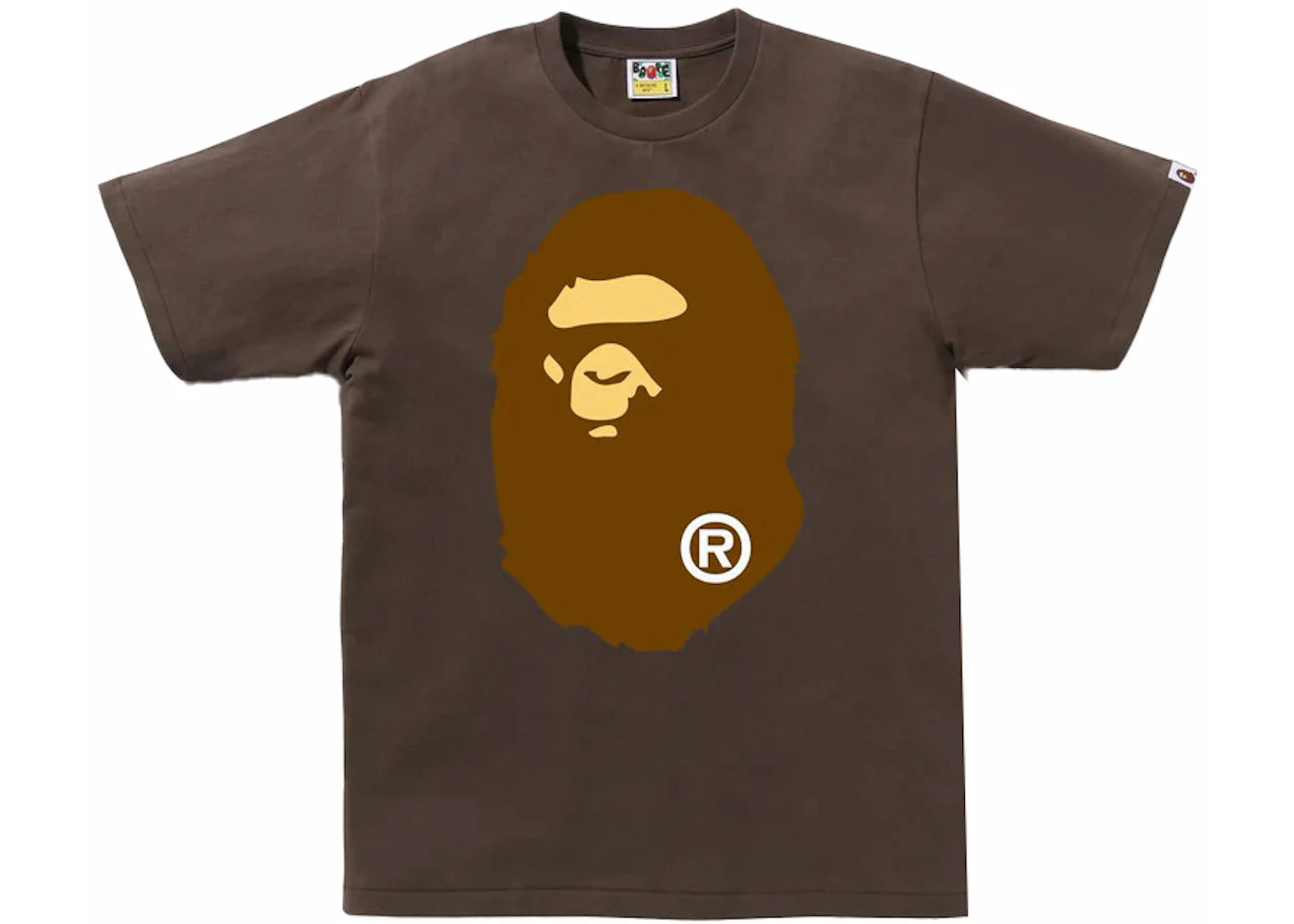 BAPE Big Ape Head Tee Brown