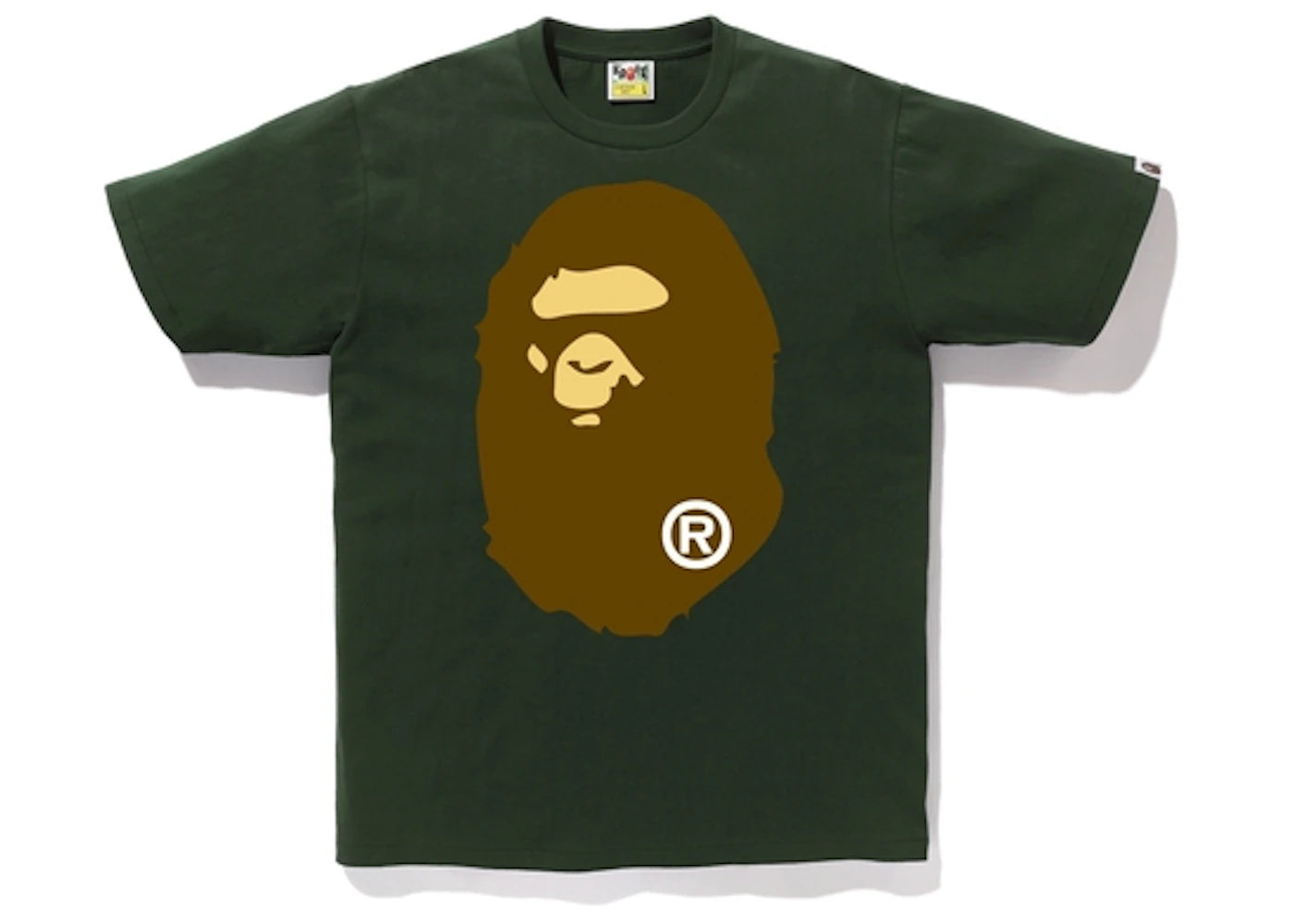 BAPE Big Ape Head Tee Green
