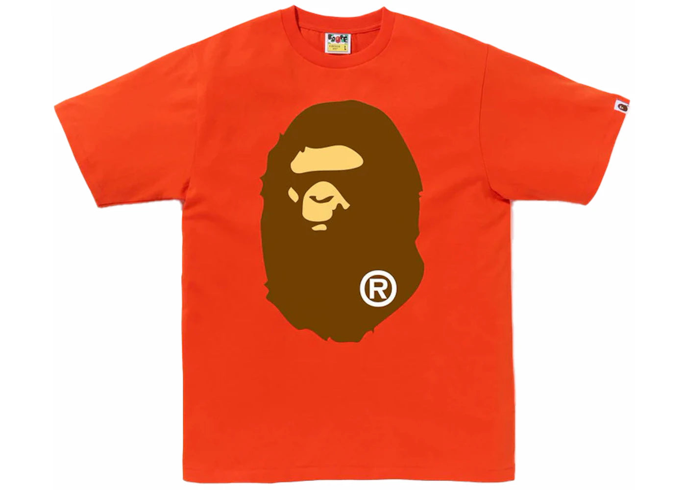 BAPE Big Ape Head Tee Orange