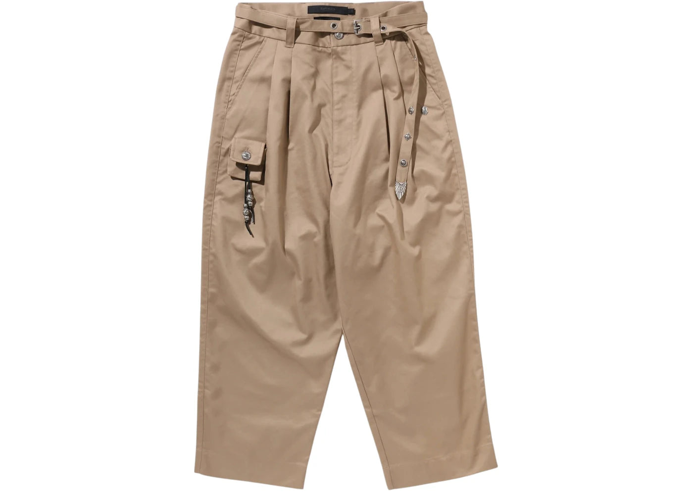 BAPE Black Belted Airpod Chino Pants Beige