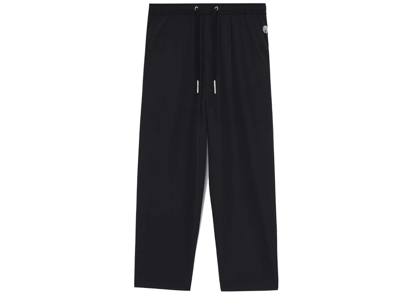 BAPE Black Loose Fit Tapered Easy Pants Black