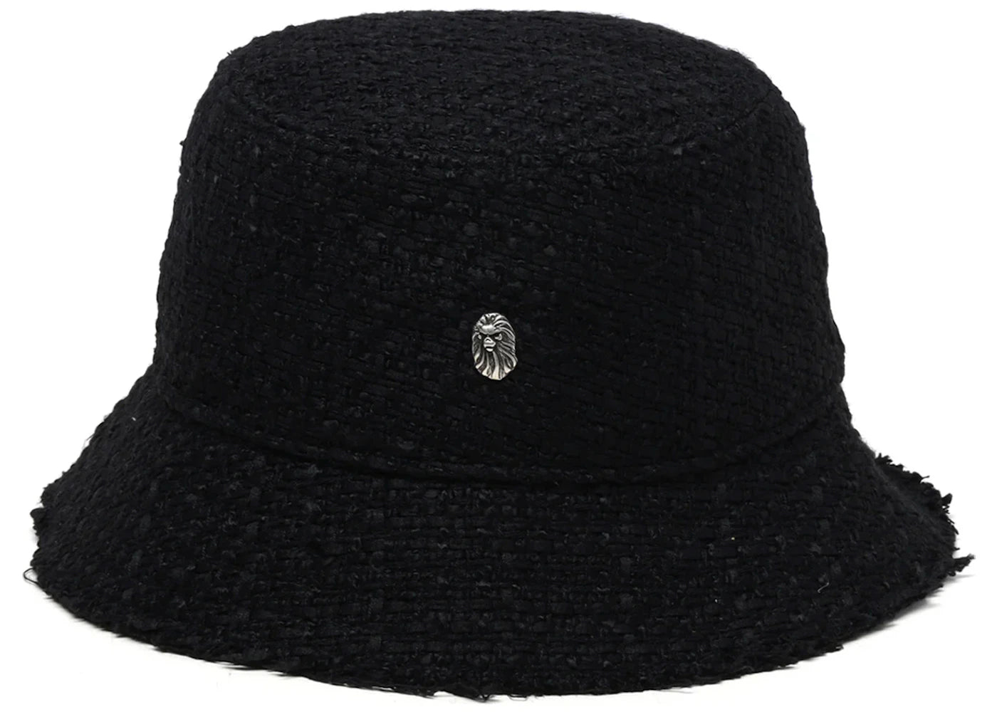 BAPE Black x New Era Logo Tweed Hat Black