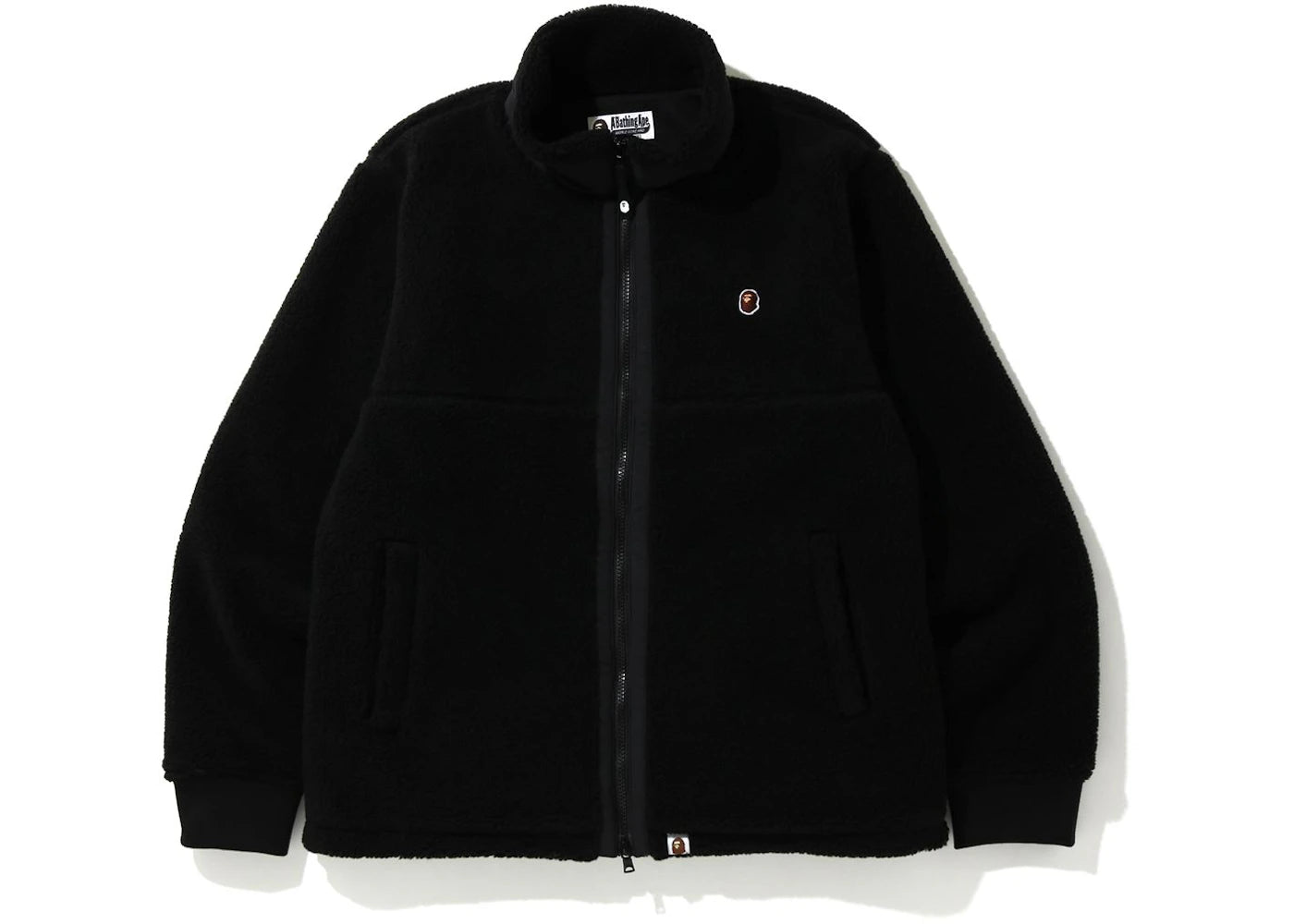 BAPE Boa Ape Head One Point Zip Jacket Black