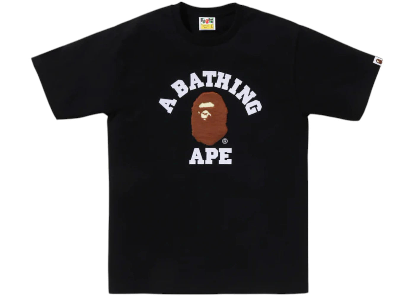 BAPE Boa College Bapec Tee Black