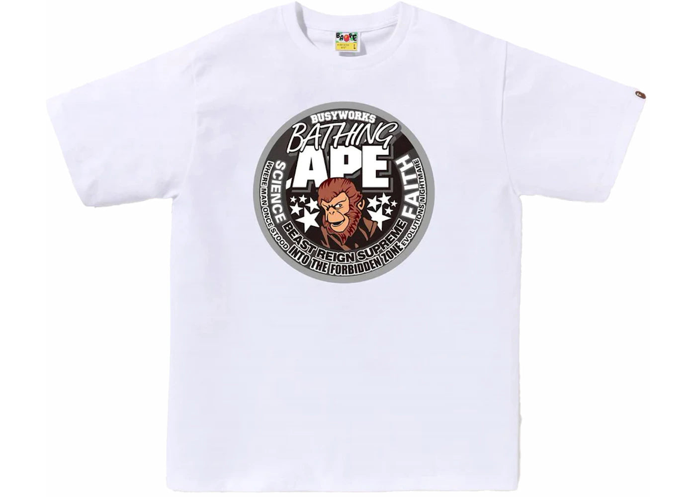 BAPE Busy Works Bathing Ape Tee White