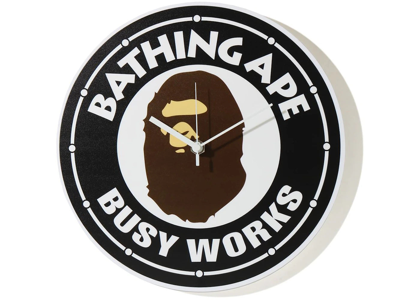 BAPE Busy Works Wall Clock (SS21) Black