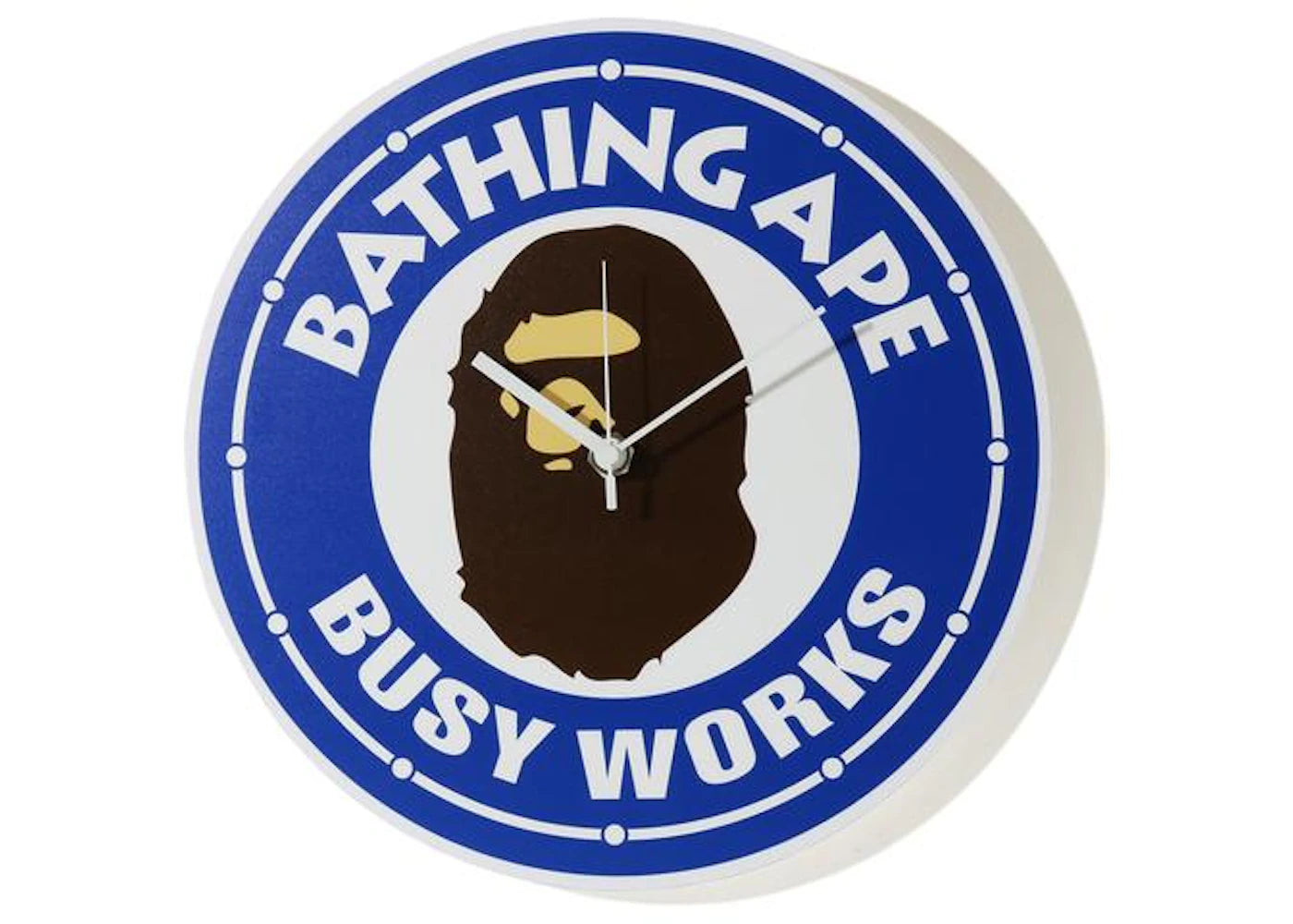 BAPE Busy Works Wall Clock (SS21) Blue