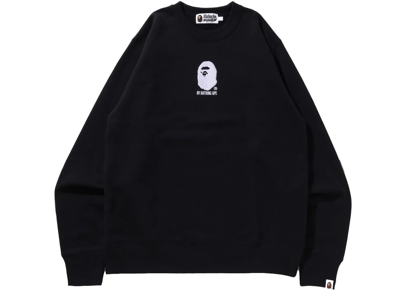 BAPE By Bathing Ape Embroidery Crewneck Black