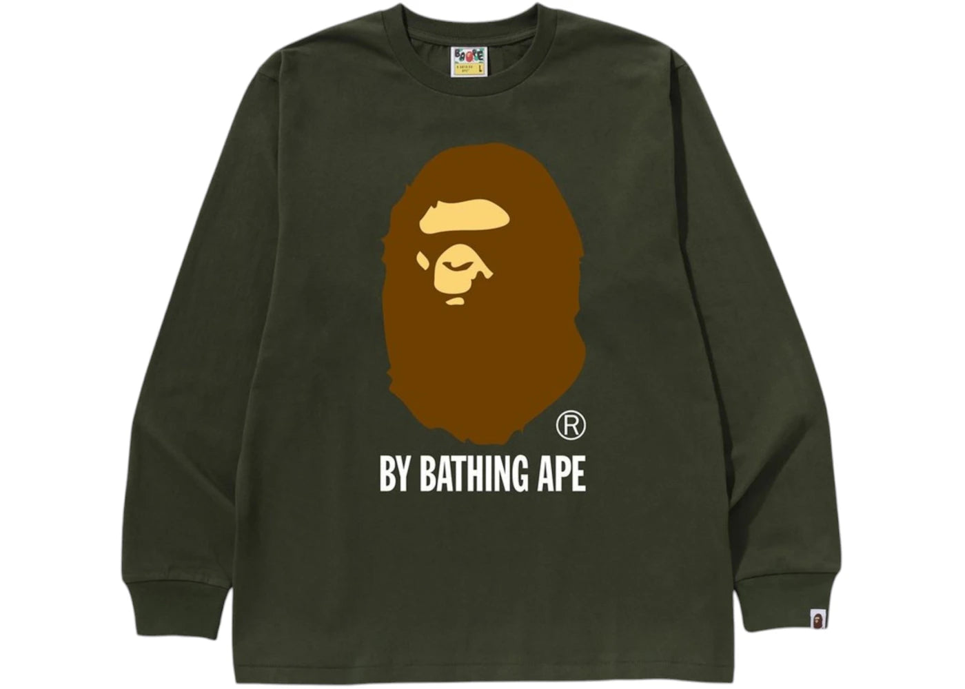 BAPE By Bathing Ape (FW25) L/S Tee Olive/Olive Drab