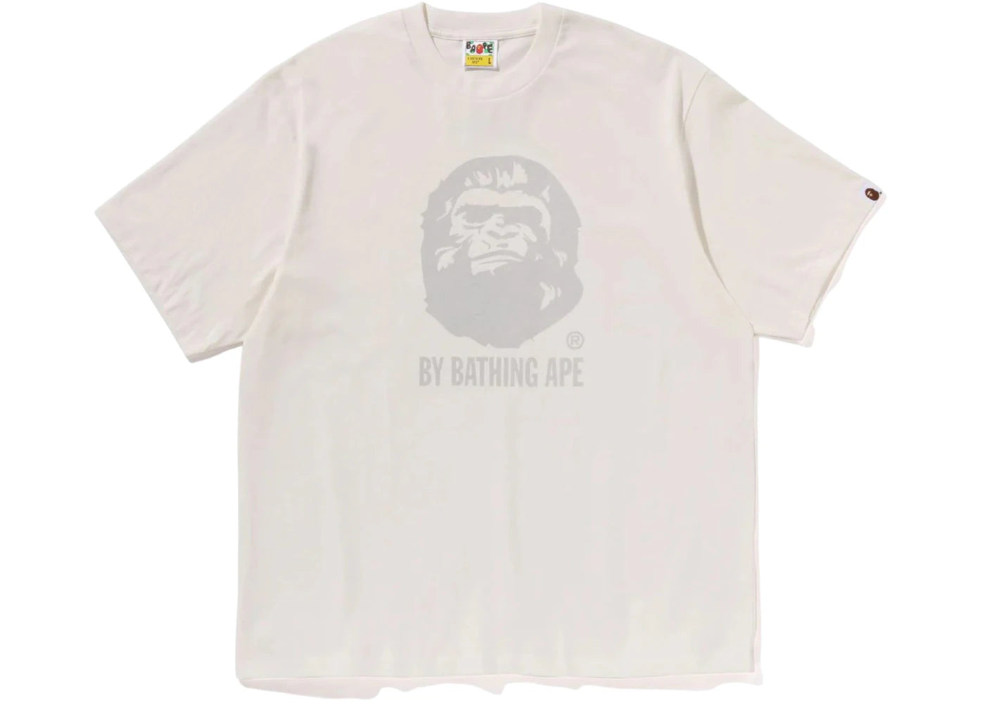 BAPE By Bathing Ape Relaxed Fit Tee Ivory