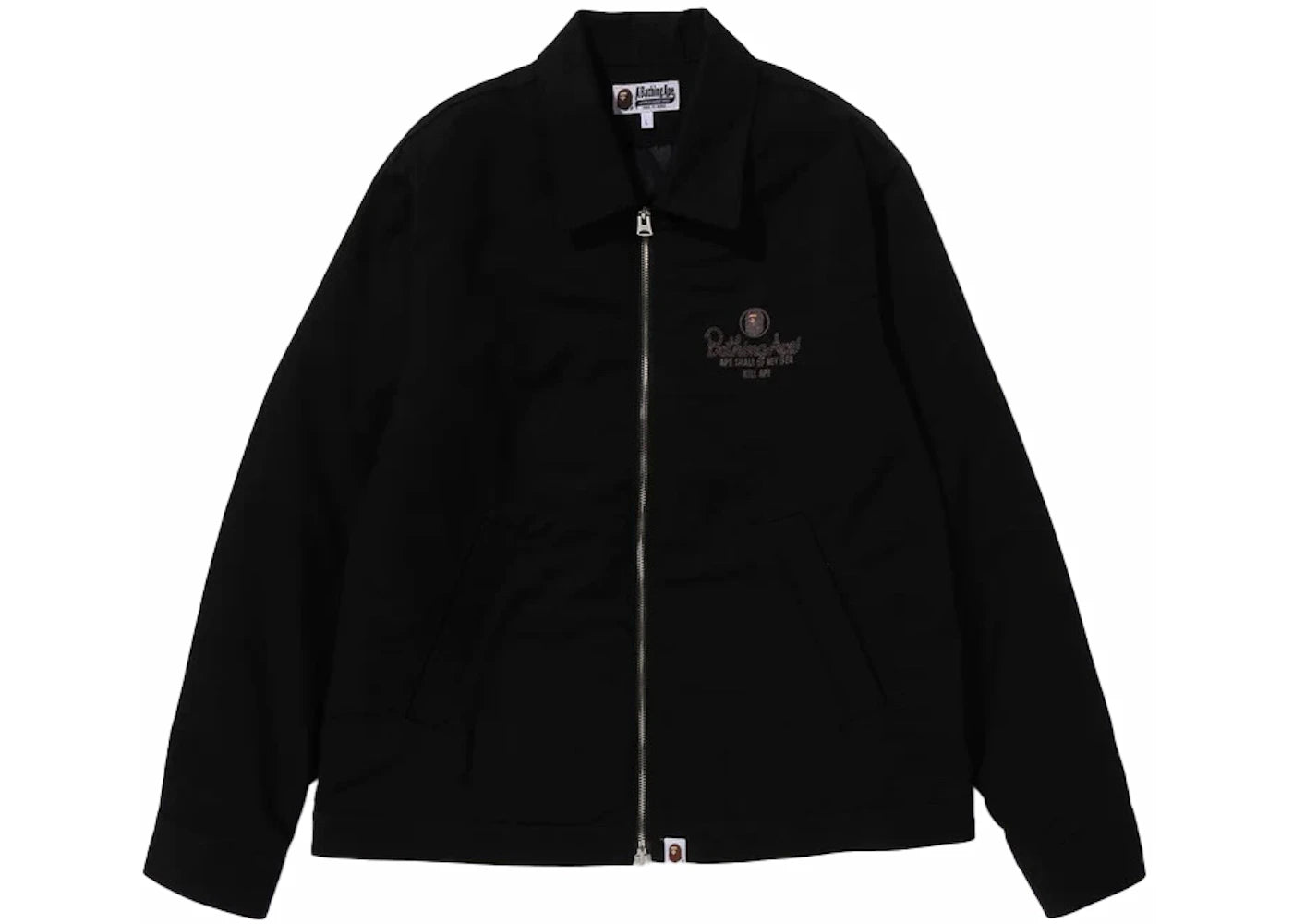 BAPE Canvas Work Jacket Black