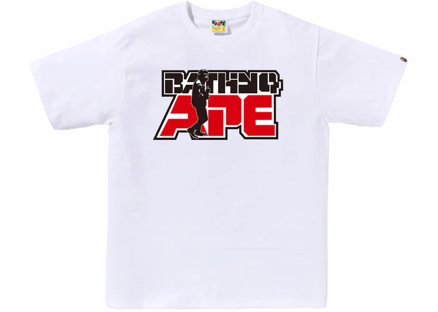 BAPE Captain Logo Tee White