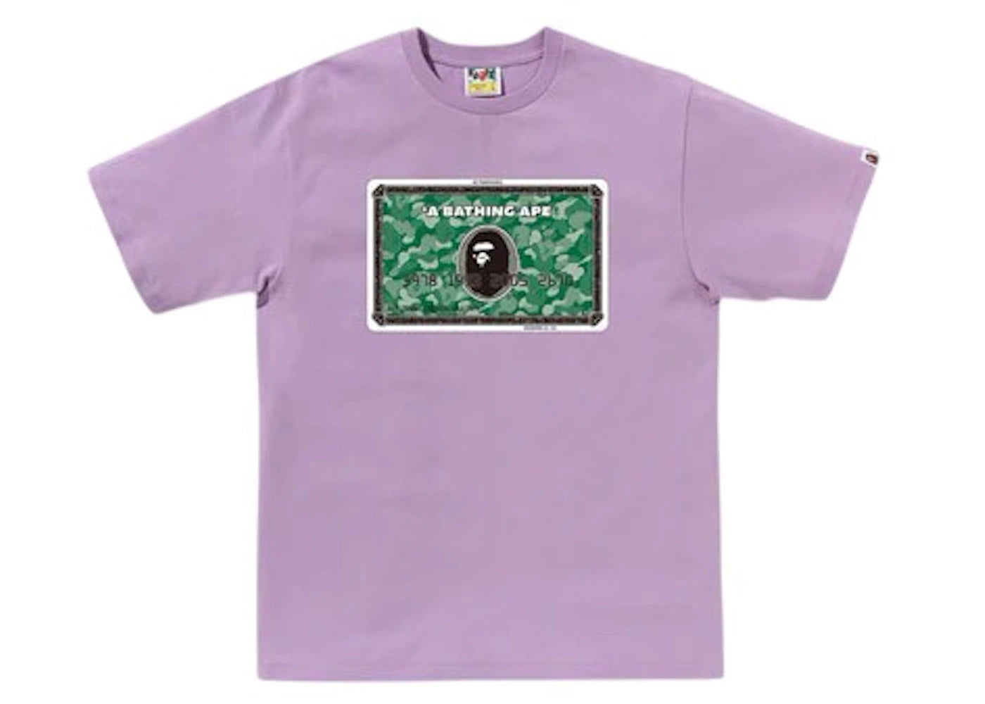 BAPE Card Tee Purple/Green