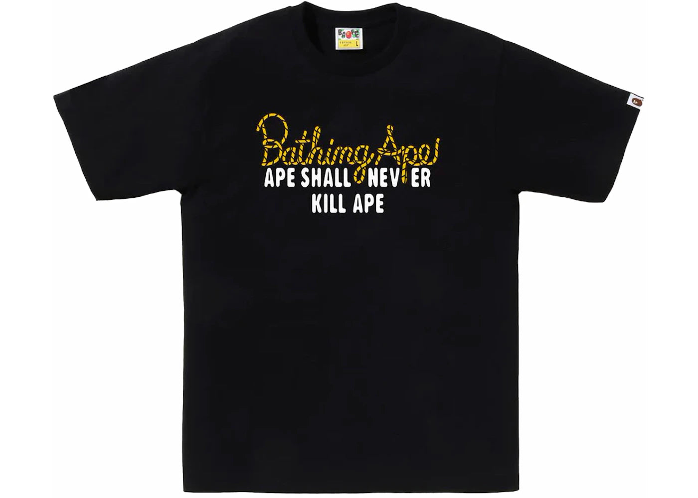 BAPE Champion Logo Tee Black