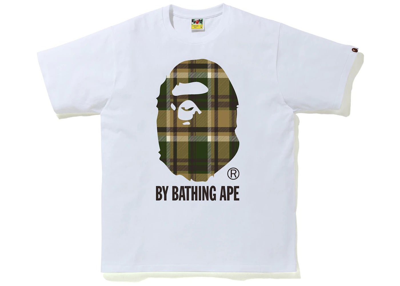 BAPE Check By Bathing Ape Tee (FW21) White/Green