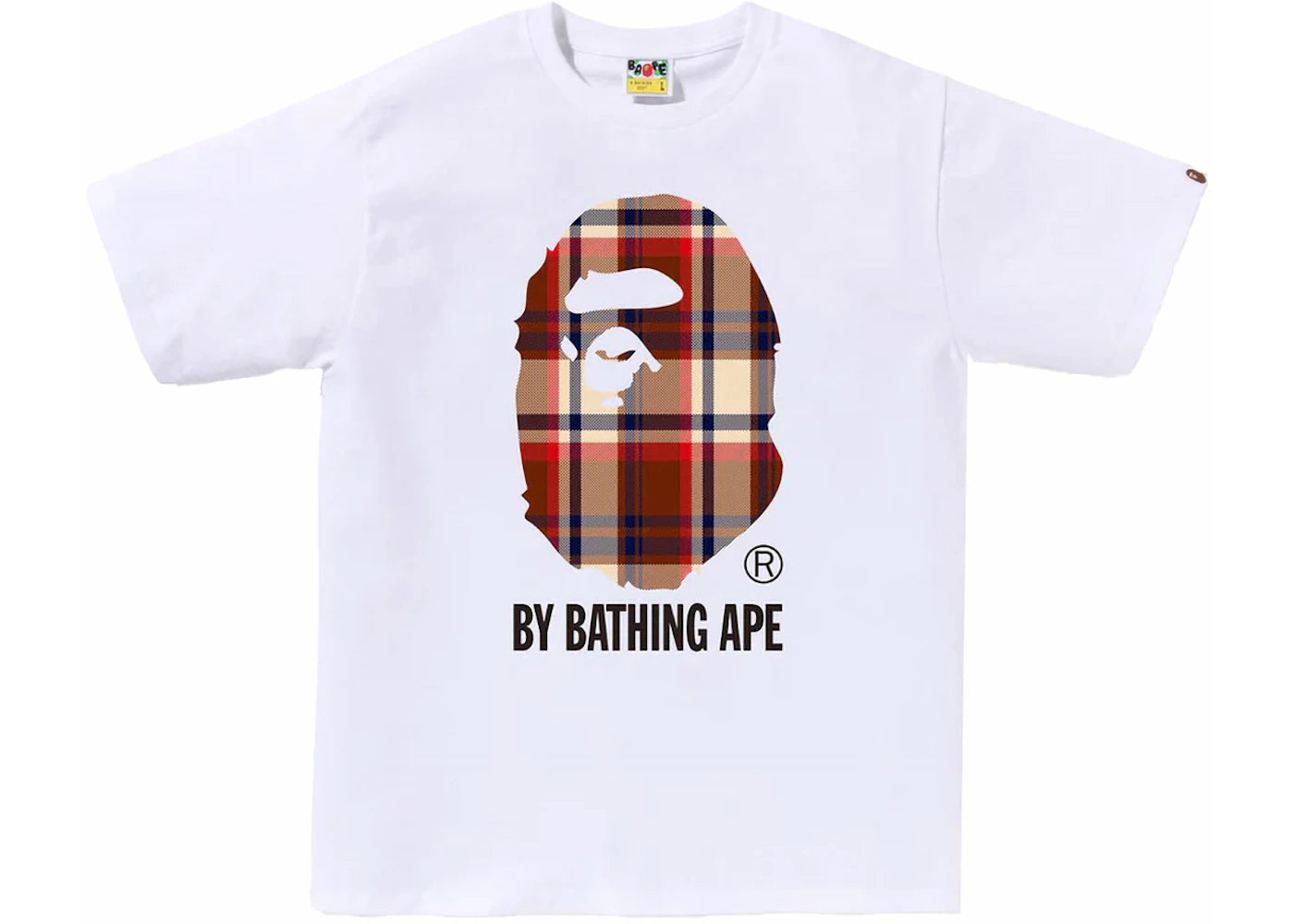 BAPE Check By Bathing Ape Tee White