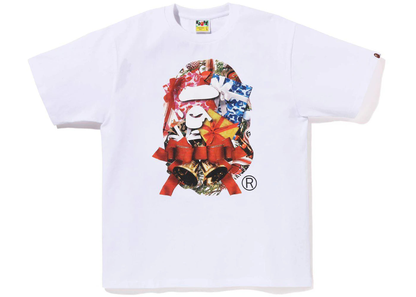 BAPE Christmas Ape Head Tee (FW22) White