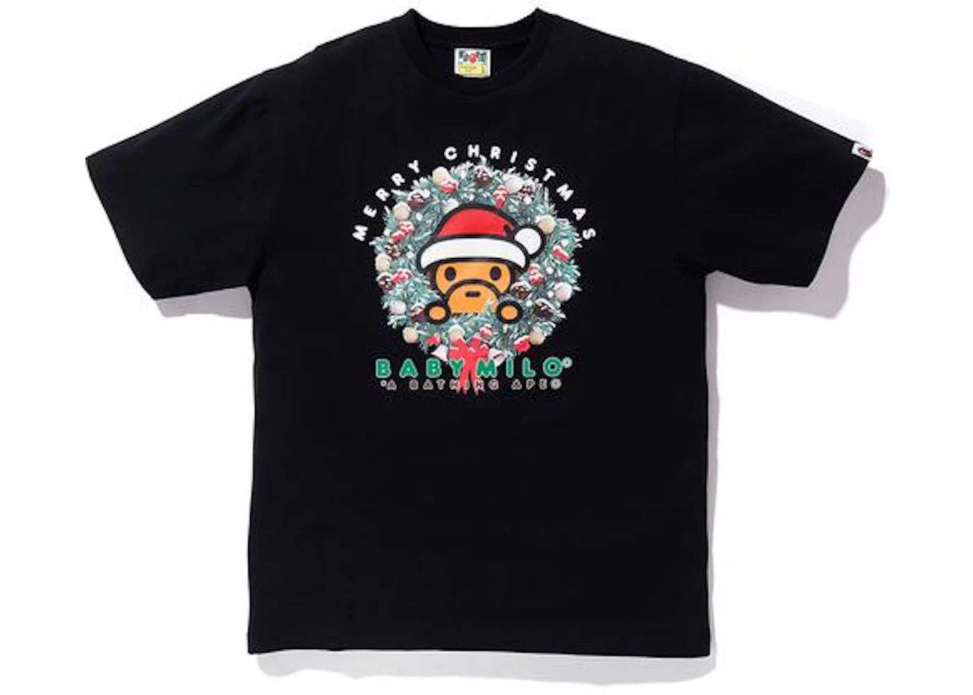 BAPE Christmas Baby Milo Tee Black