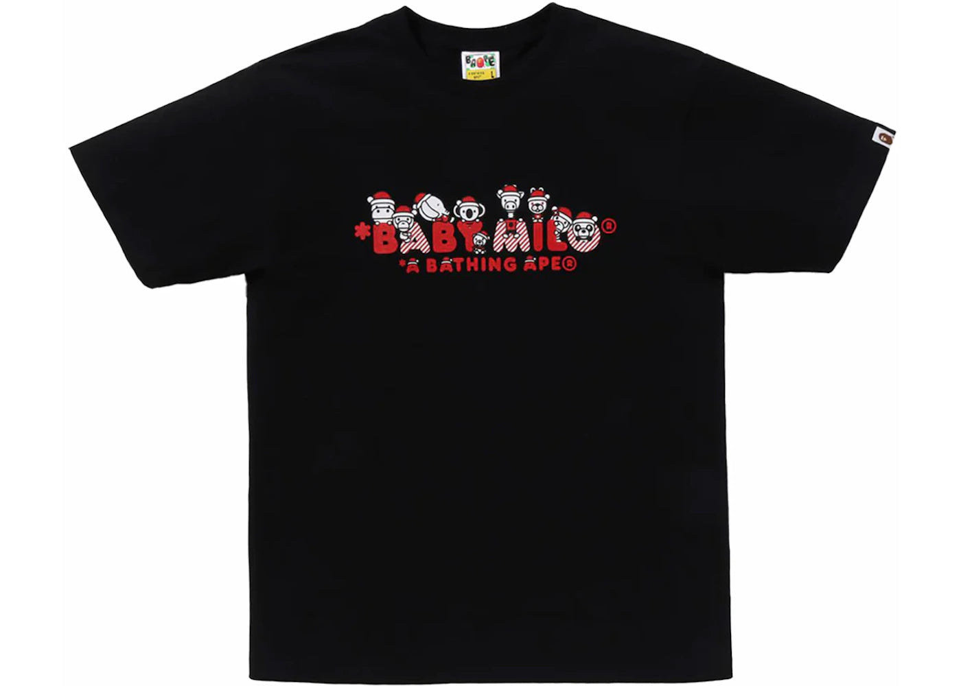 BAPE Christmas Baby Milo Tee (FW23) Black